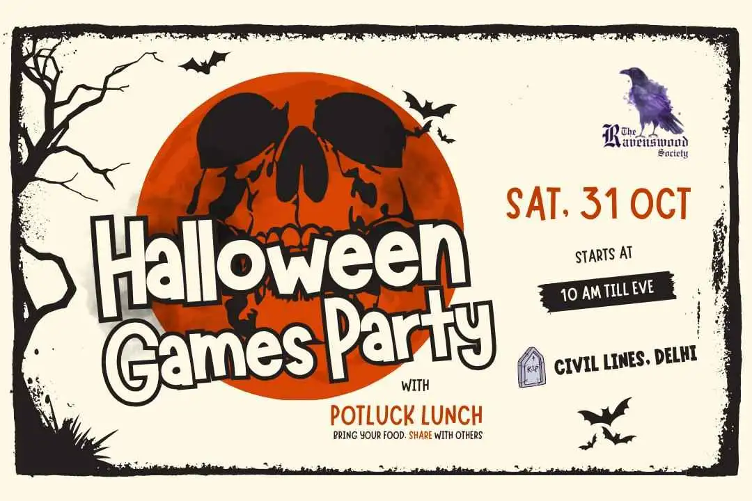 Halloween Games Party + Potluck Lunch