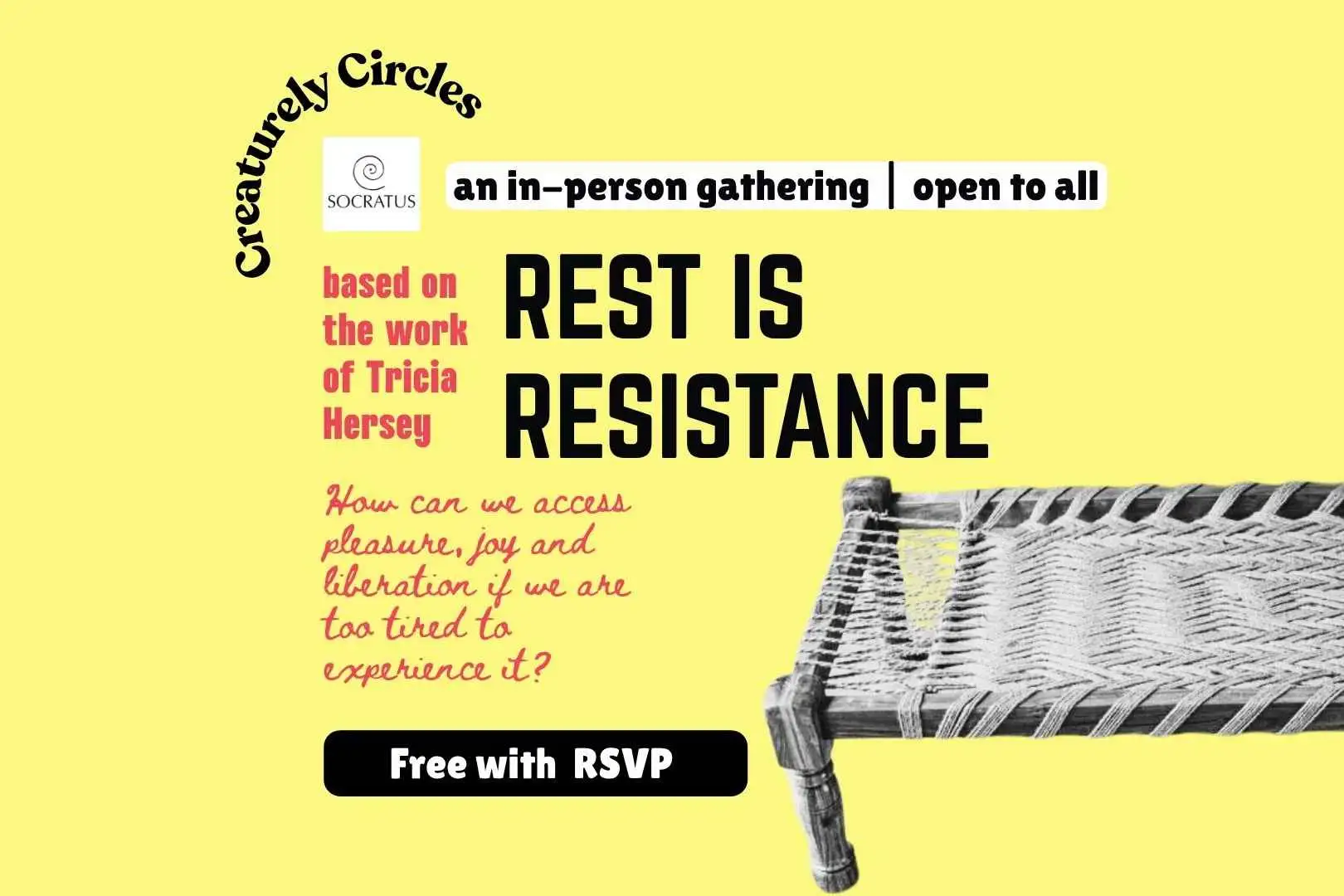 Creaturely Circles: Rest is Resistance