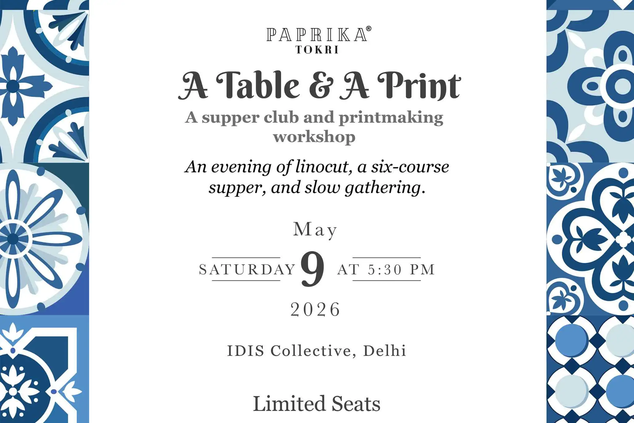 A Table & A Print