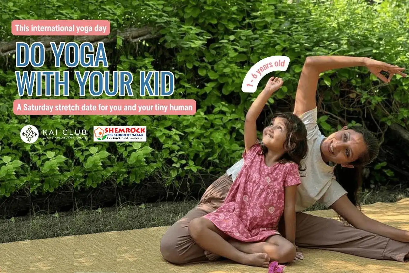 Do yoga with your kid