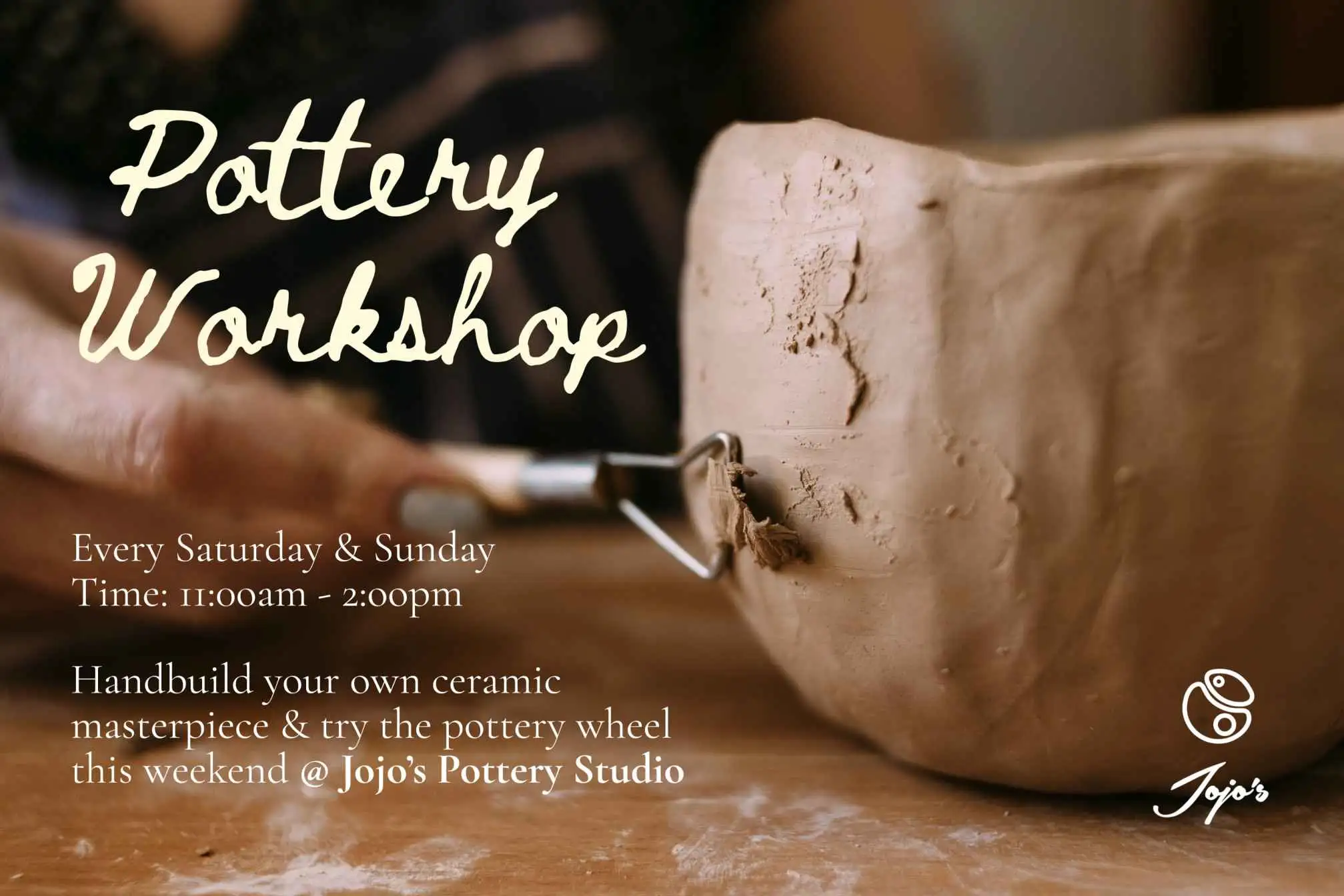 Pottery Workshop (Hand-building & Wheel Pottery)