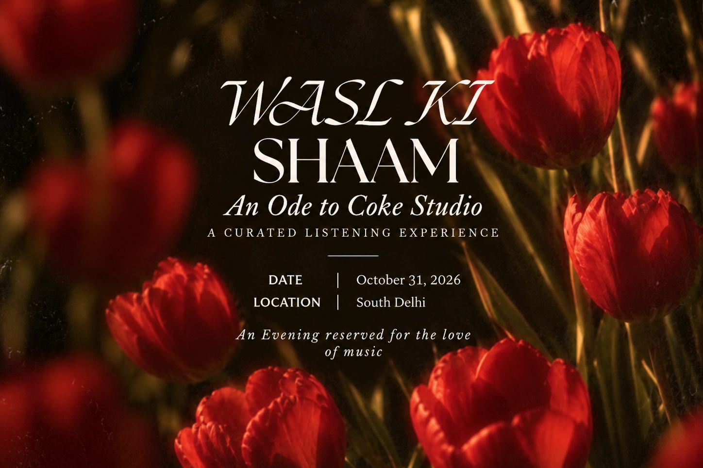 Wasl Ki Shaam - An Ode to Coke Studio