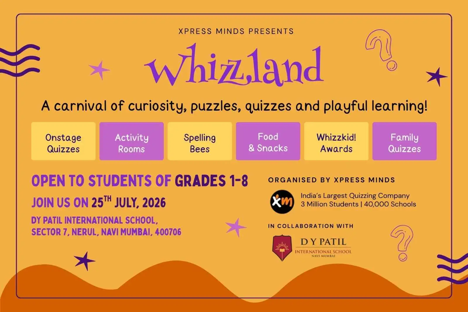 Whizzland - DY Patil International School Nerul
