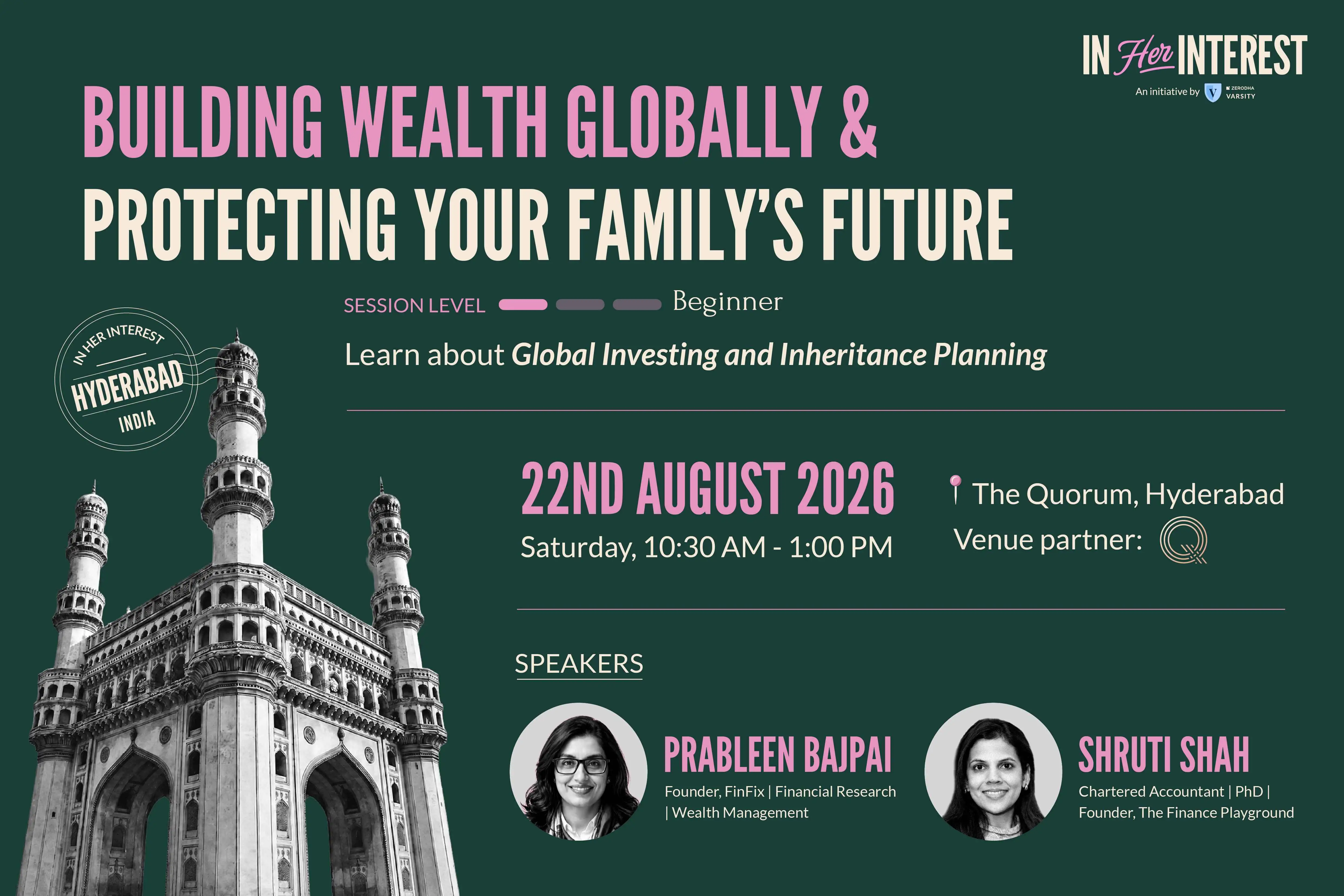 Building Wealth Globally & Protecting Your Family's Future - Hyderabad