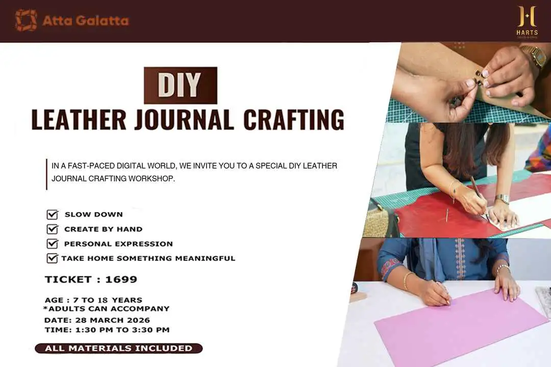 DIY Leather Journal Workshop: for kids