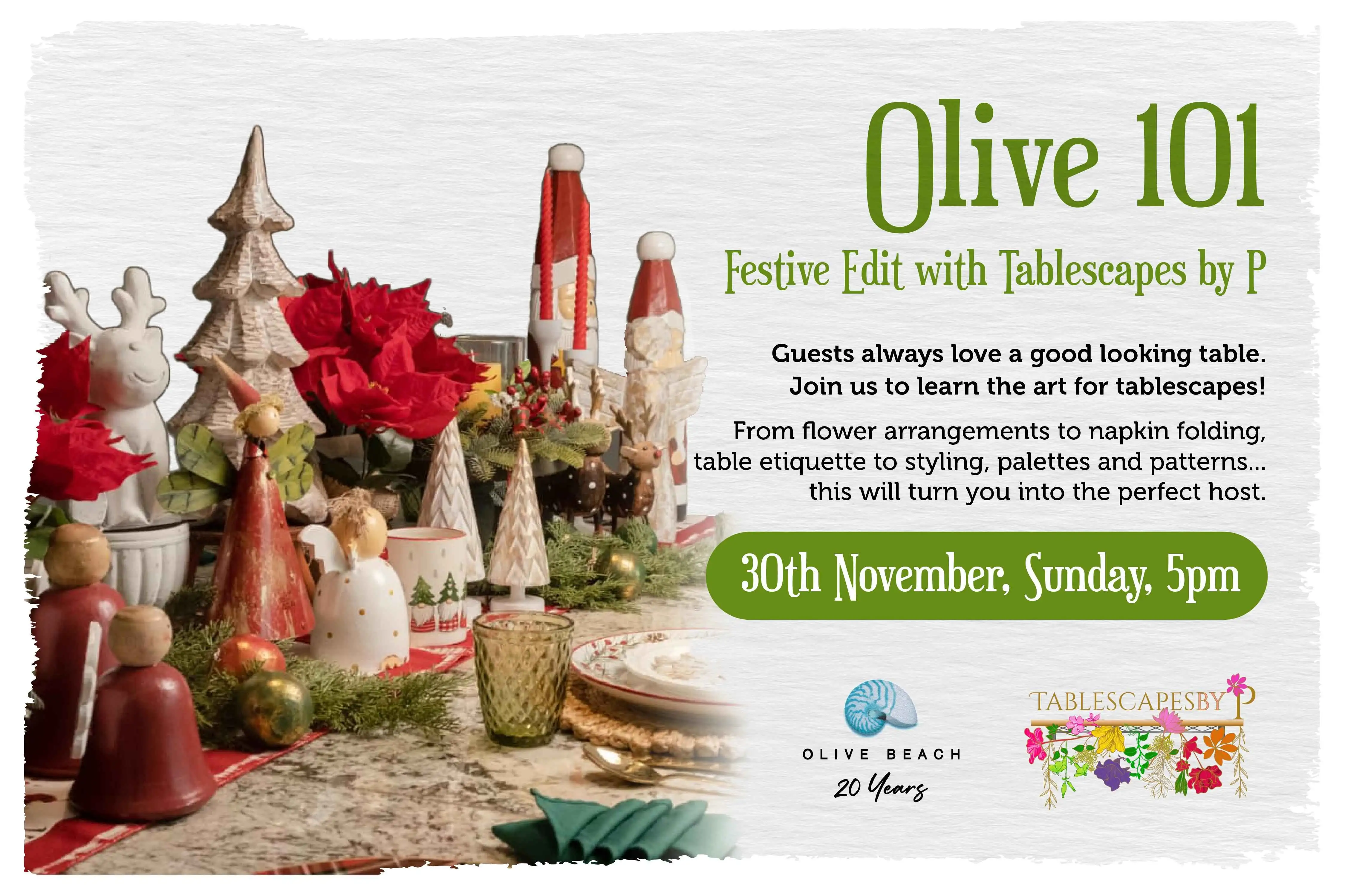 Olive 101 >< Tablescapes with P