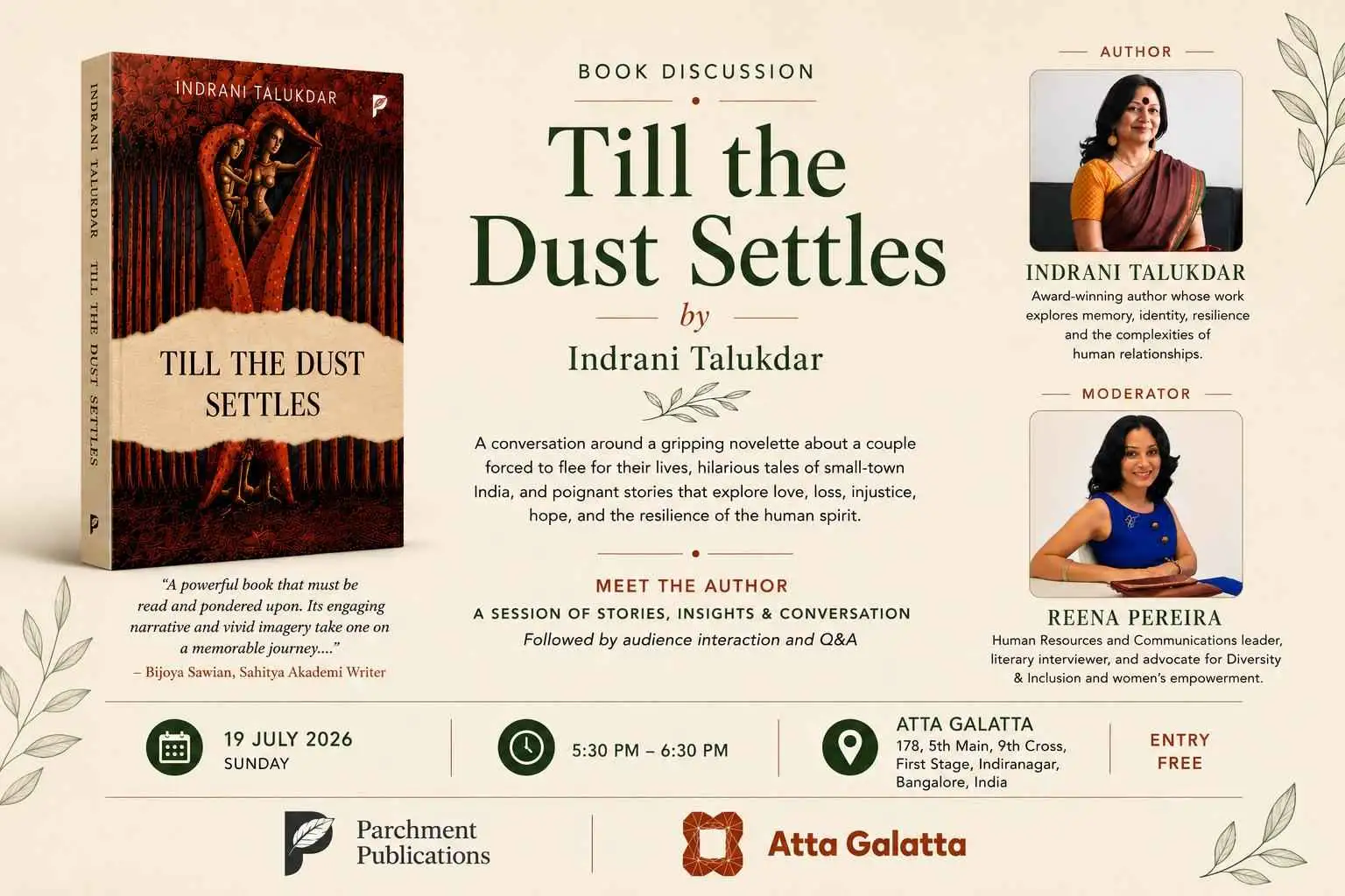 Meet the Author: Indrani Talukdar