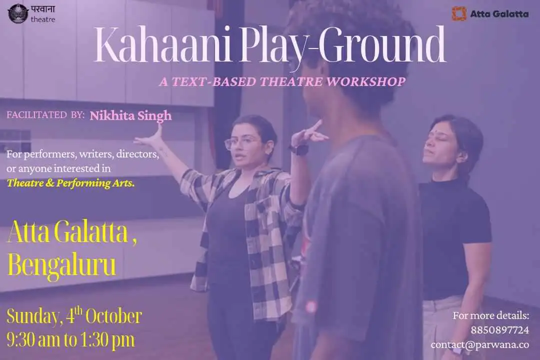 Kahaani Play-Ground: A Text-Based Theatre Workshop