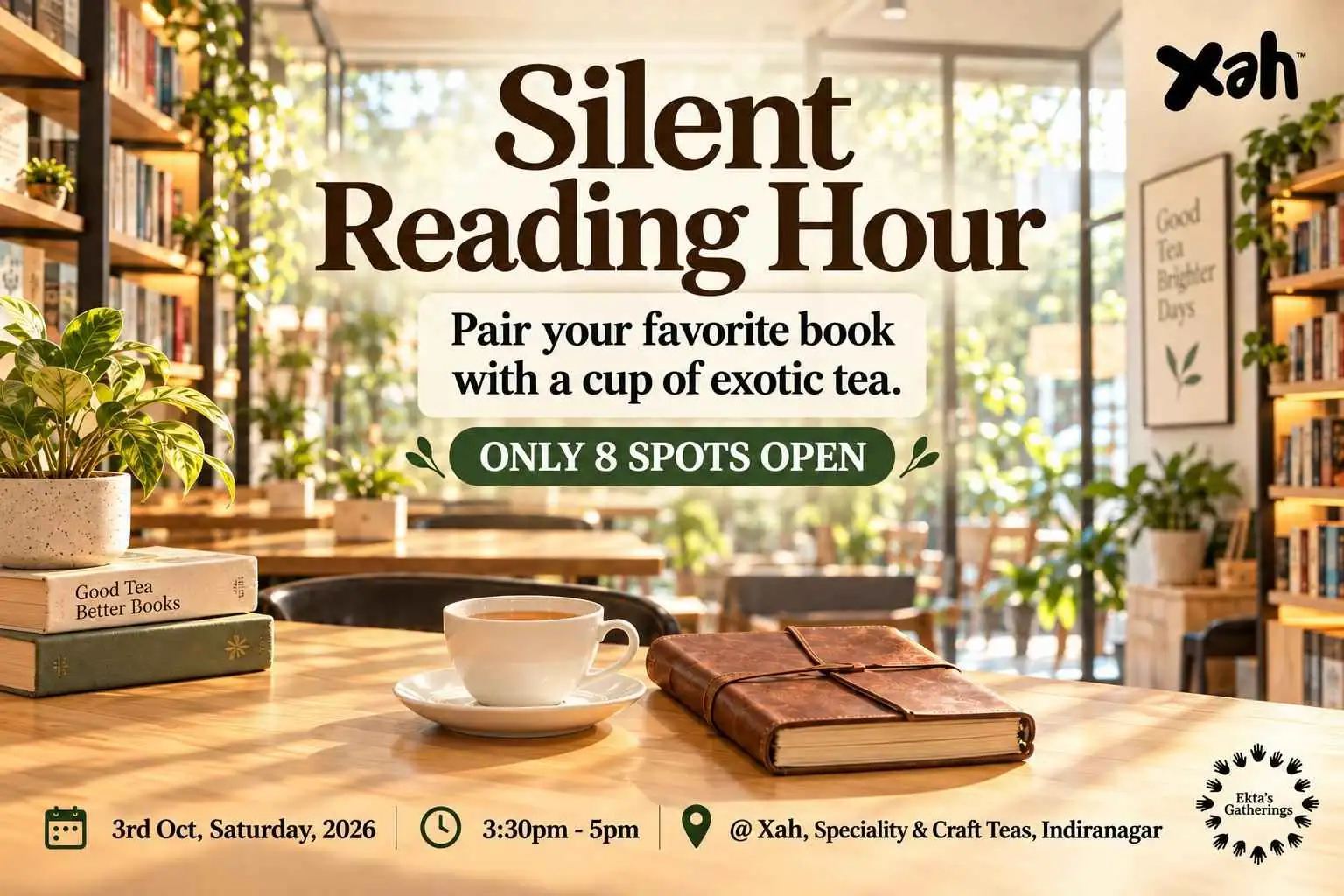 'Silent Reading Hour' Ft Exotic Teas