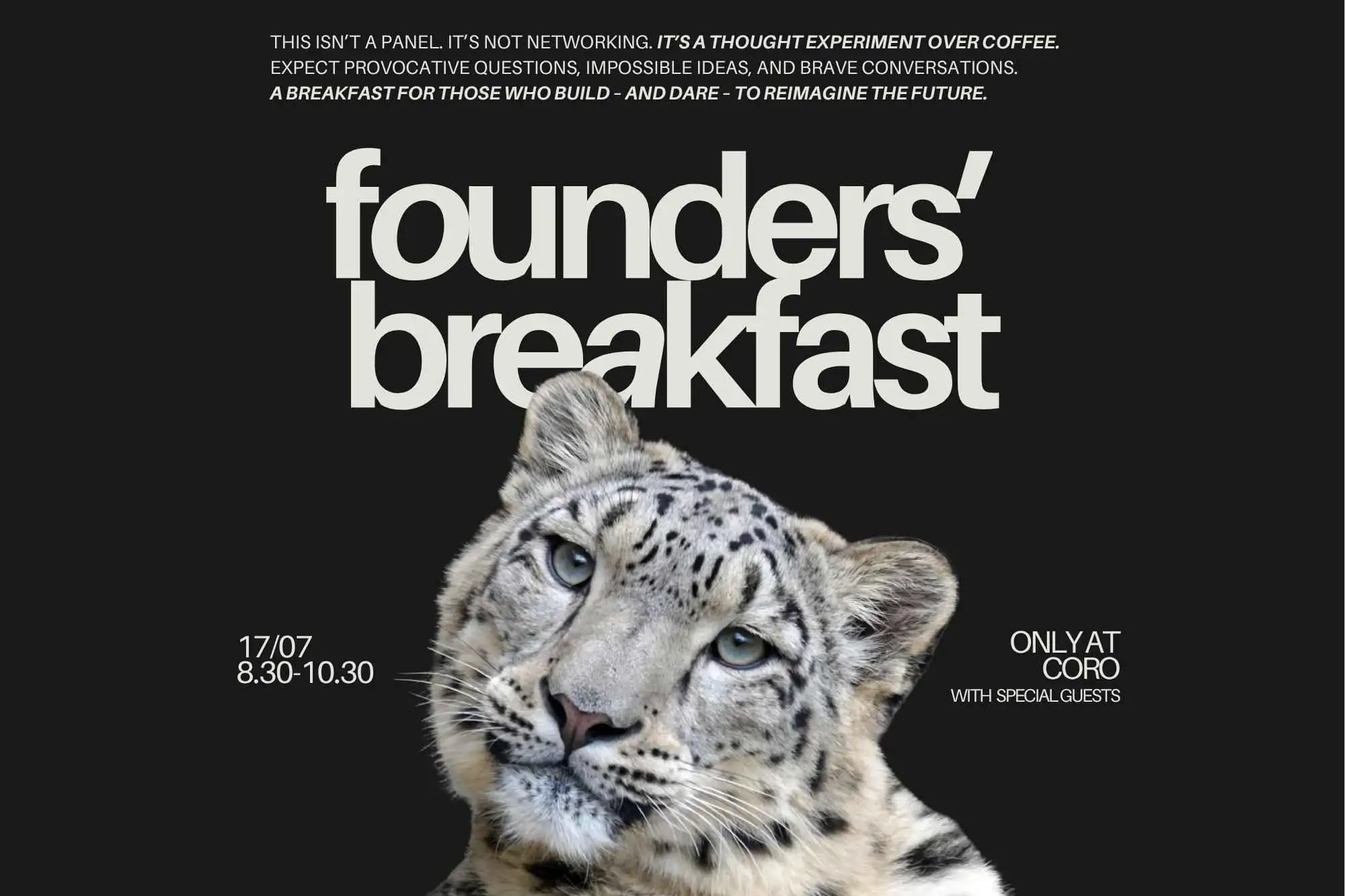 Founders' Breakfast: Edition IV