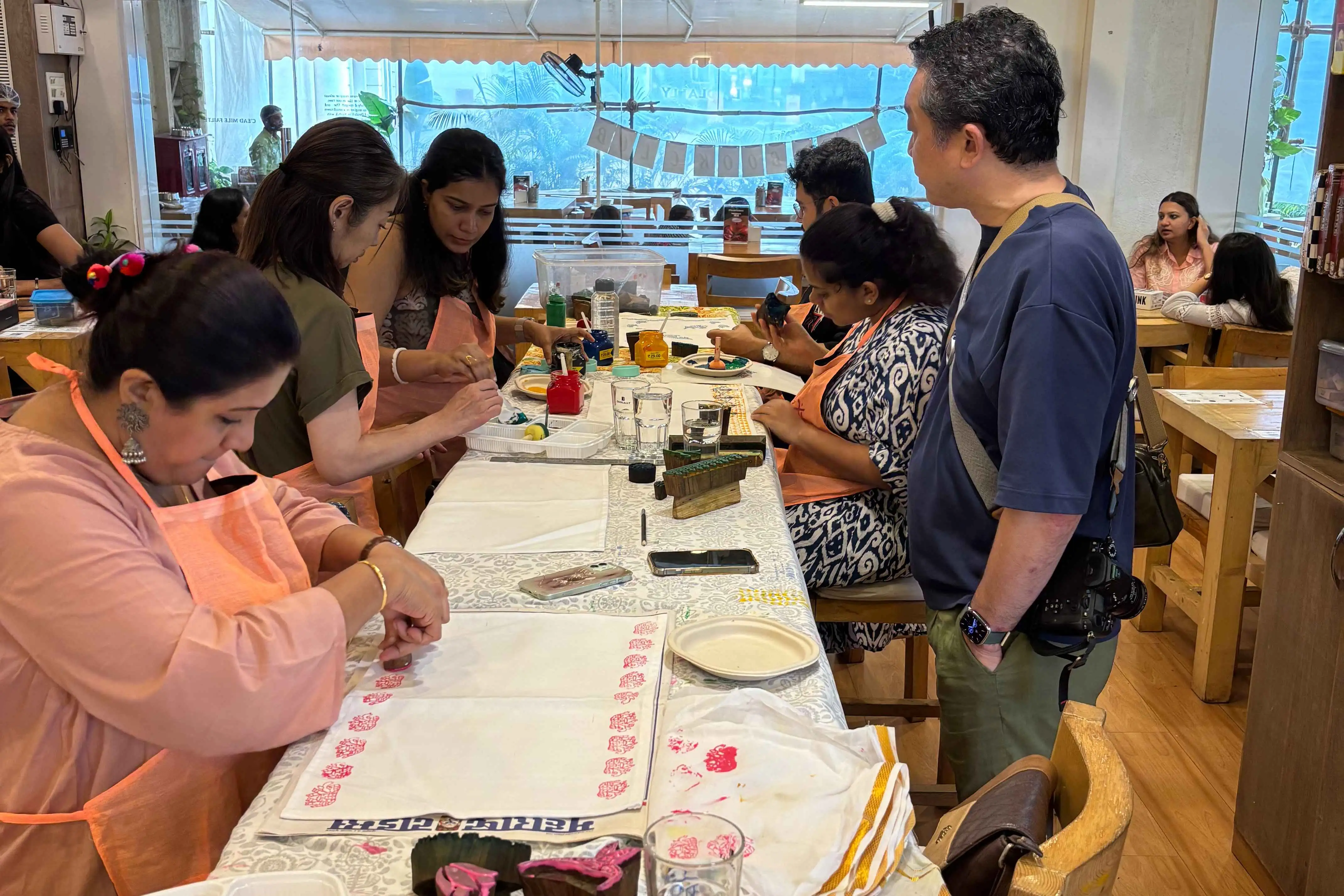 Winter Bloom Block Printing Workshop