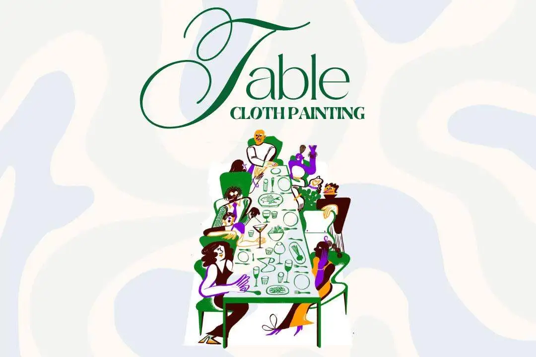 Table cloth Painting.
