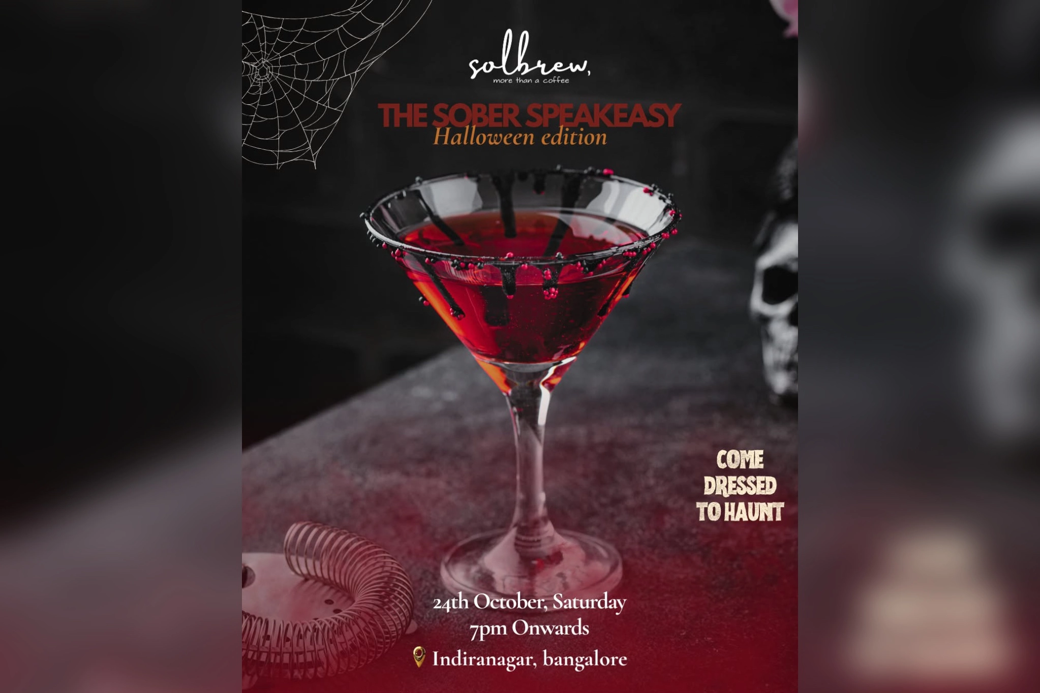 THE SOBER SPEAKEASY - HALLOWEEN EDITION