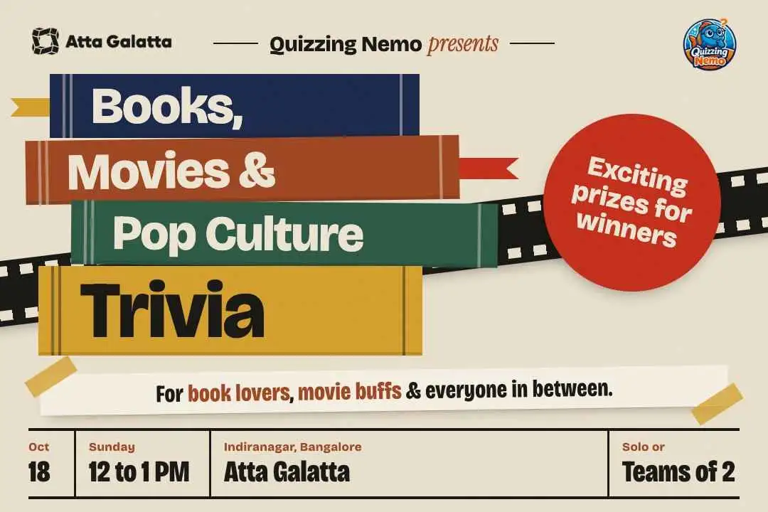 Books, Movies & Pop Culture Trivia in Bengaluru