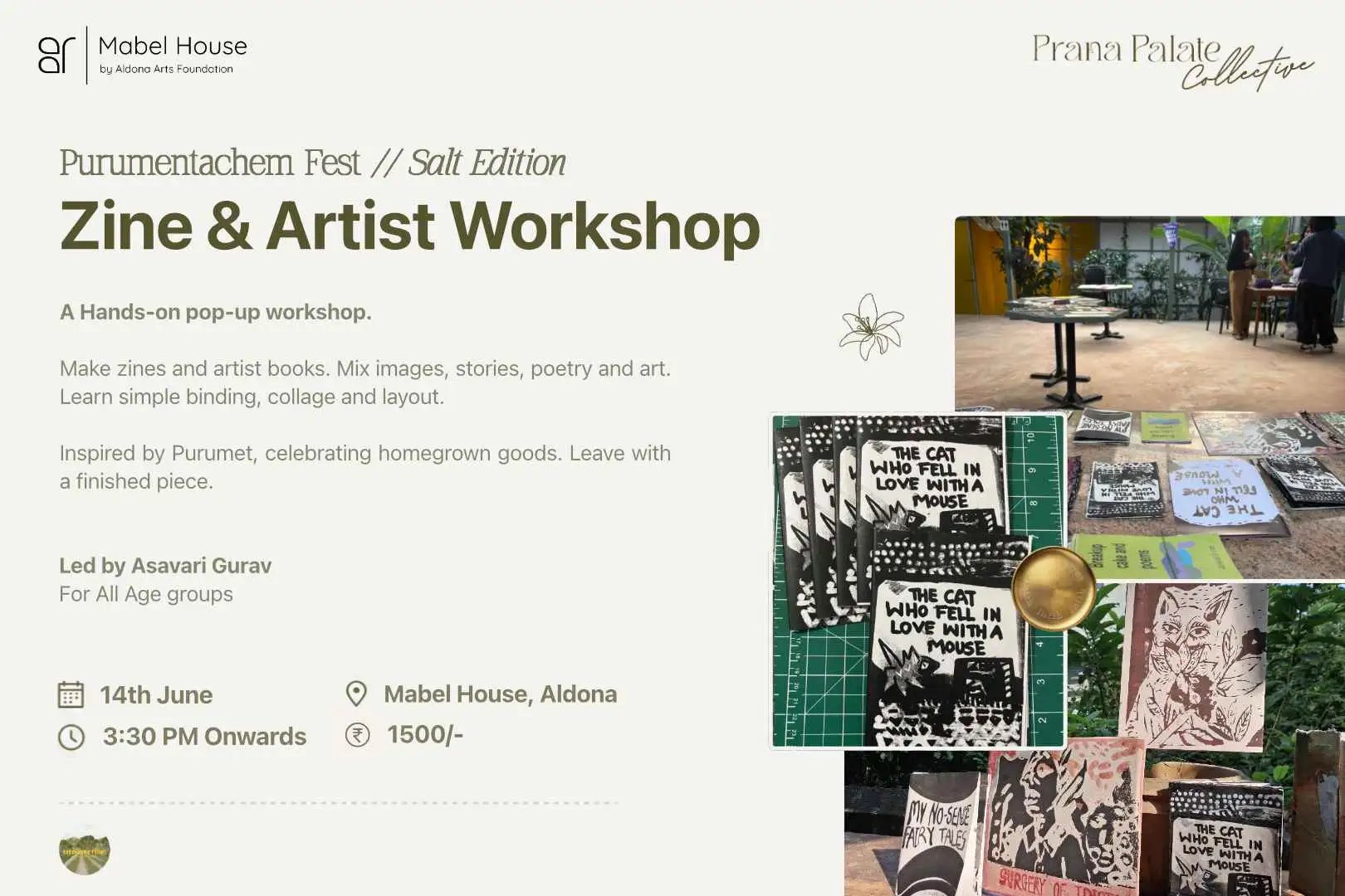 Zine & Artist BookMaking Workshop at PP Collective