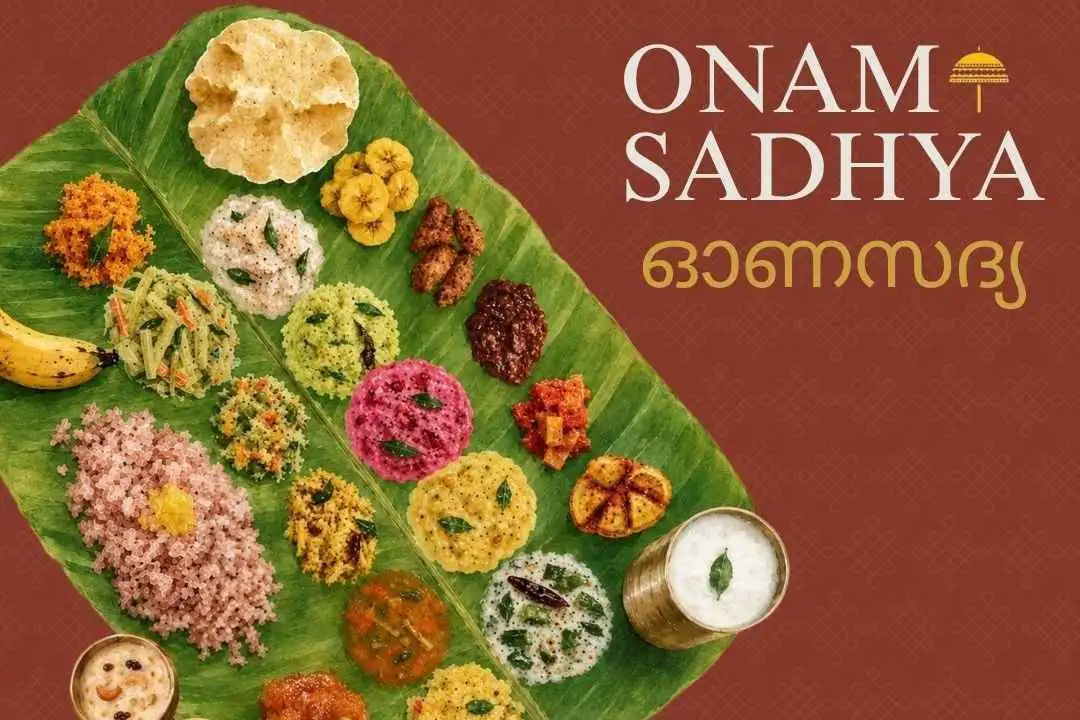 Draavin Canteen's Onam Sadhya | Amar Colony