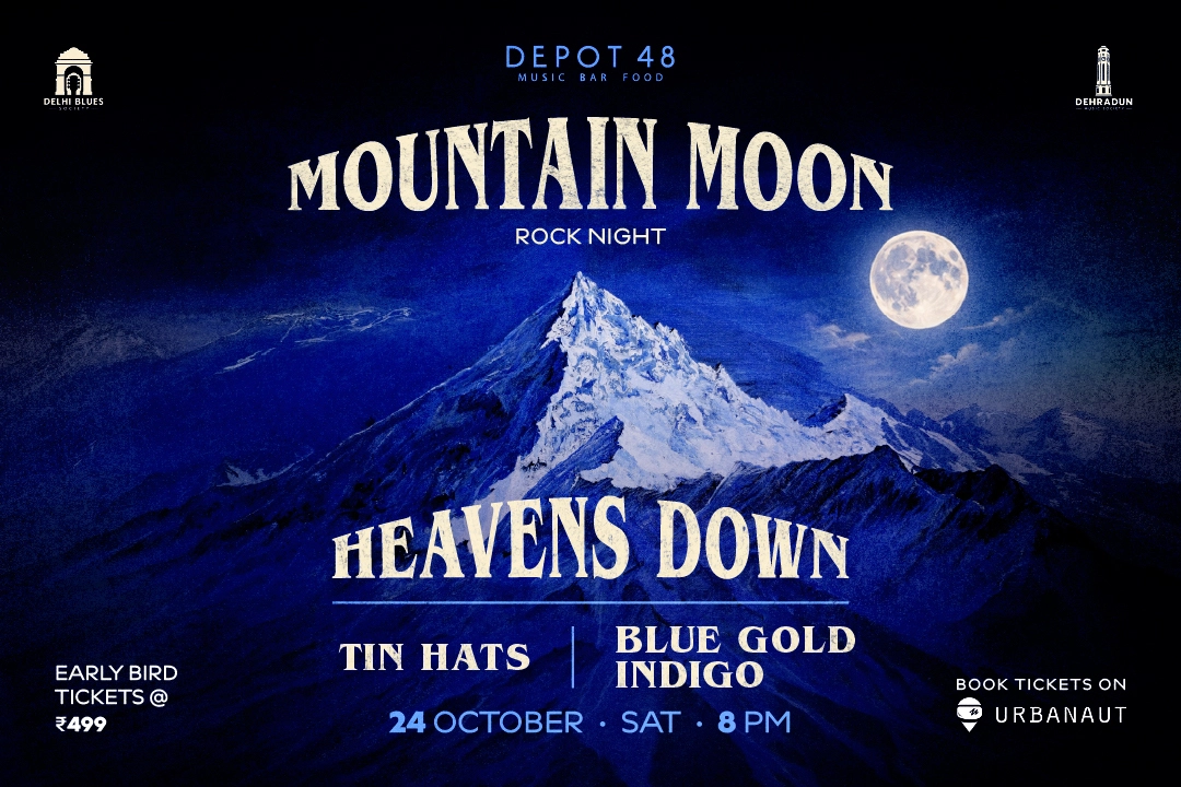 Mountain Moon Rock Night