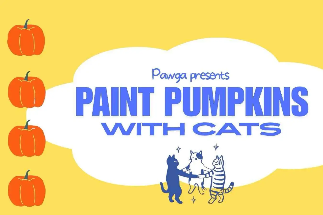 Paint Pumpkins with Cats