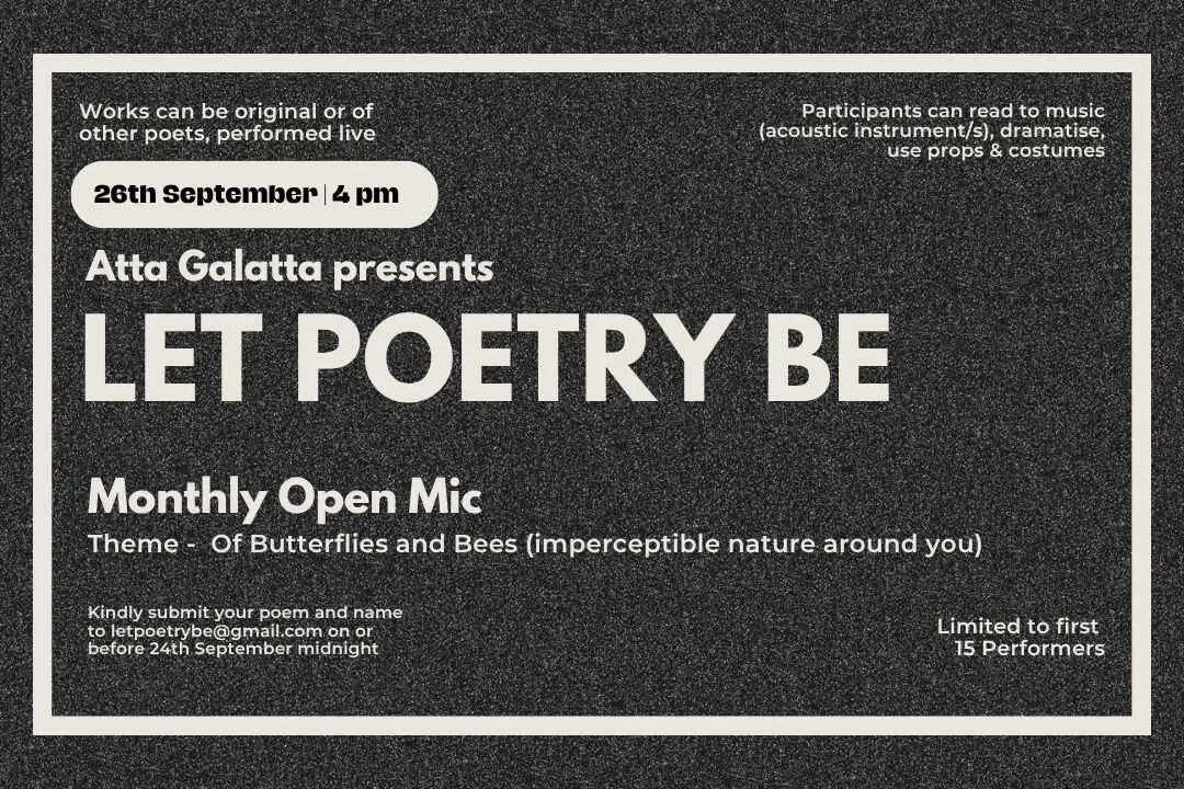 Let Poetry Be