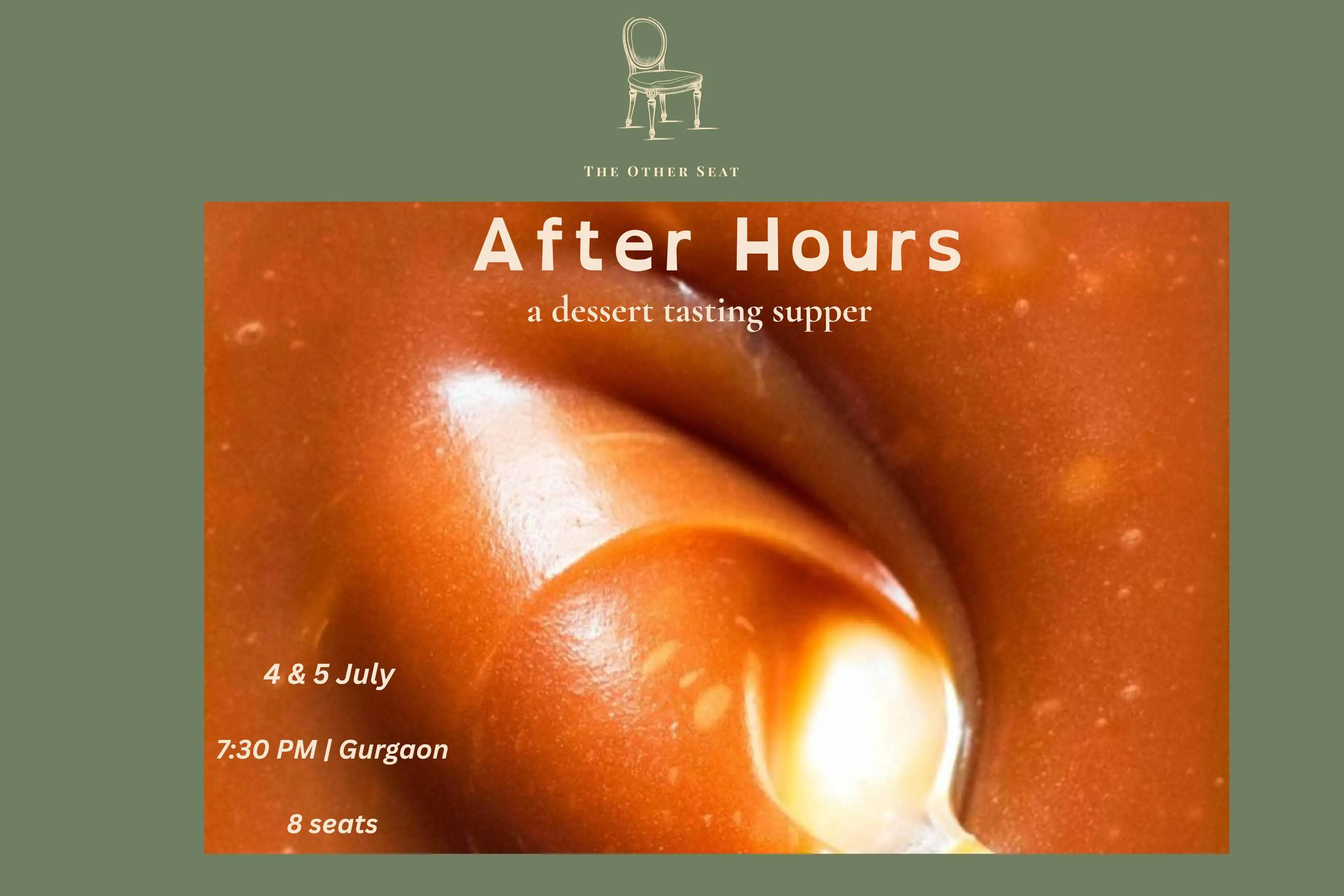 After Hours - a dessert tasting supper