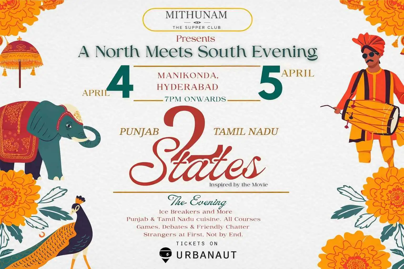 2 States Theme Dinner