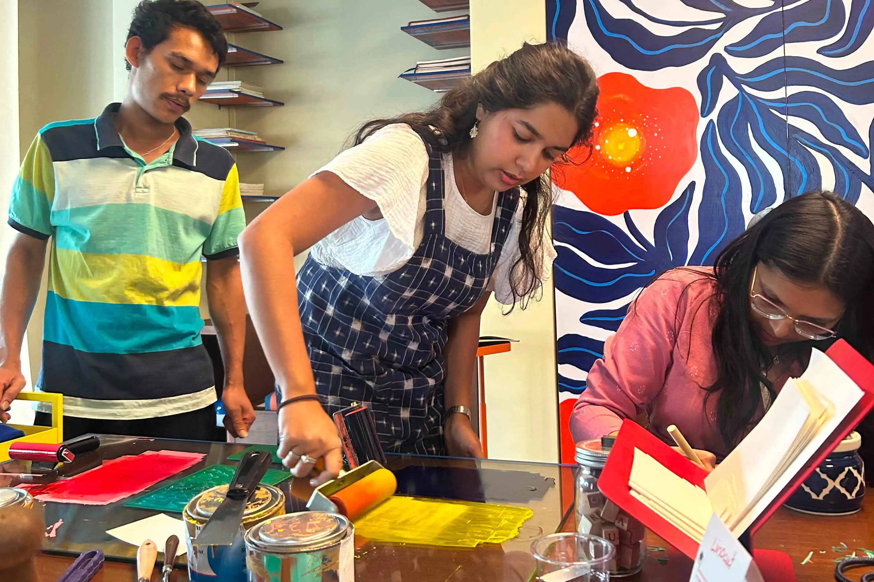 Linocut Printing with Baari Studios