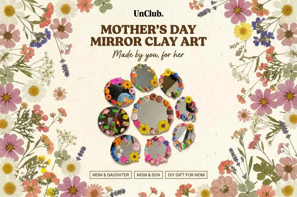 Mother's Day Mirror Clay Art