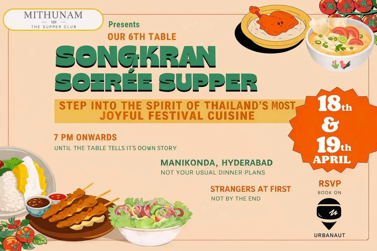 Songkran Soirée Supper