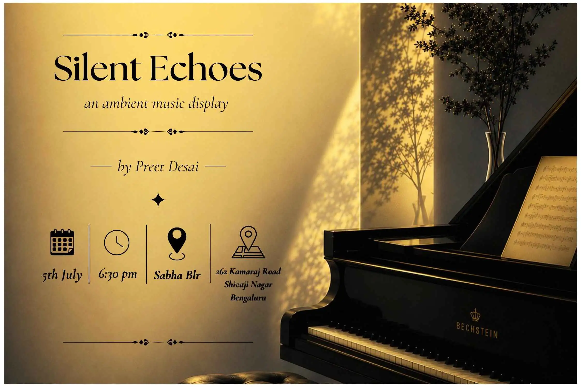 Silent Echoes - An ambient music display