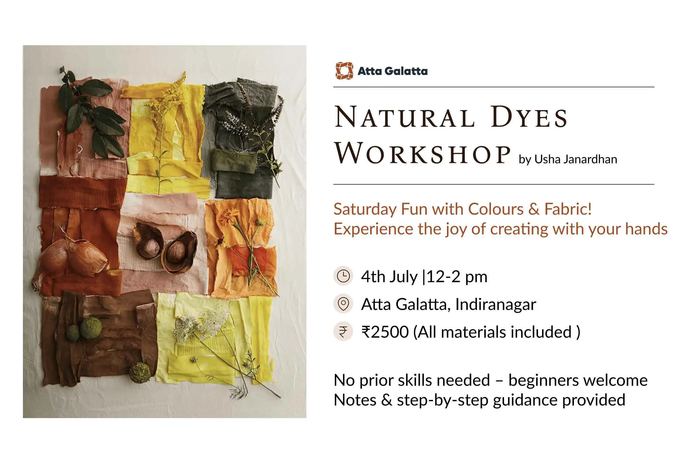 Natural Dyeing Workshop for Beginners