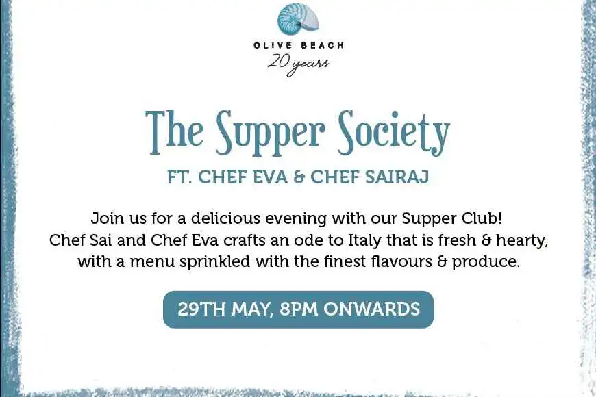 The Supper Society ft. Chef Eva & Chef Sairaj