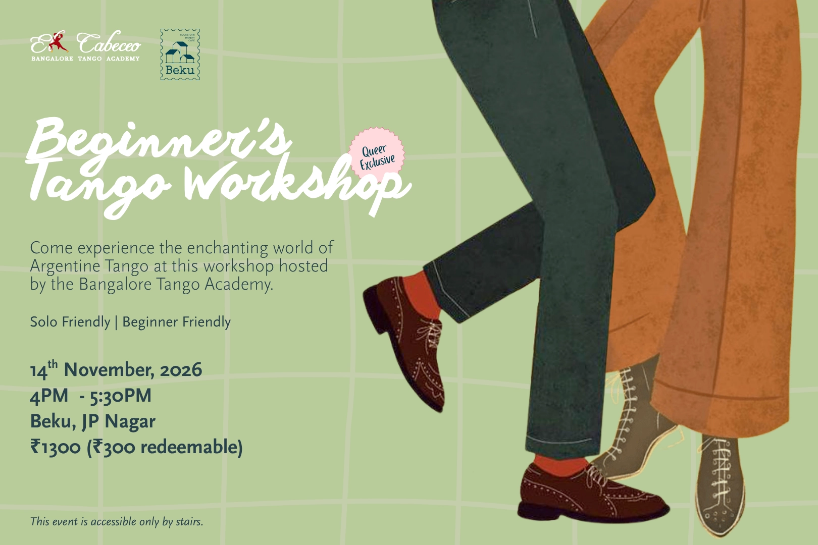 Beginner's Tango Workshop | B'lore Tango Academy