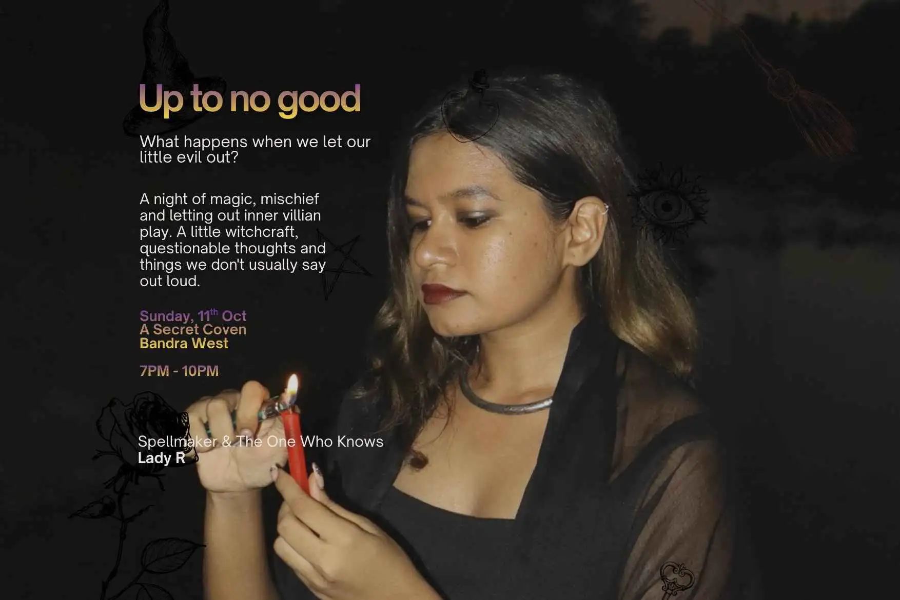 Upto No Good : letting our little evil out