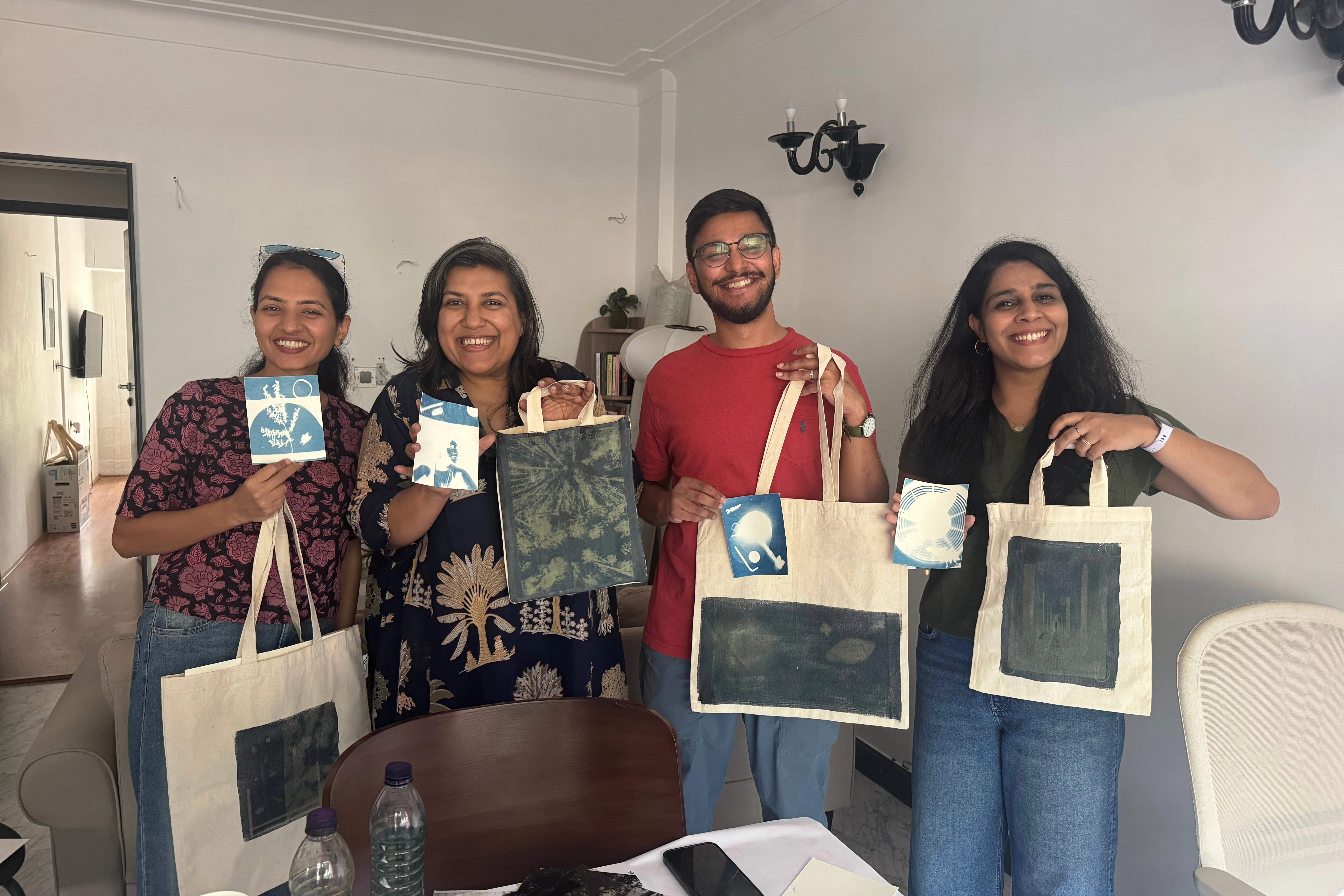 Cyanotype Printing Workshop @ Bombay Sweet Shop, Kala Ghoda