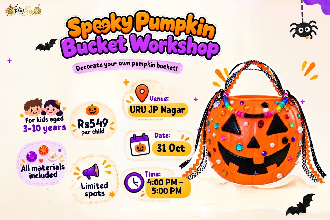 Spooky Pumpkin Bucket Workshop