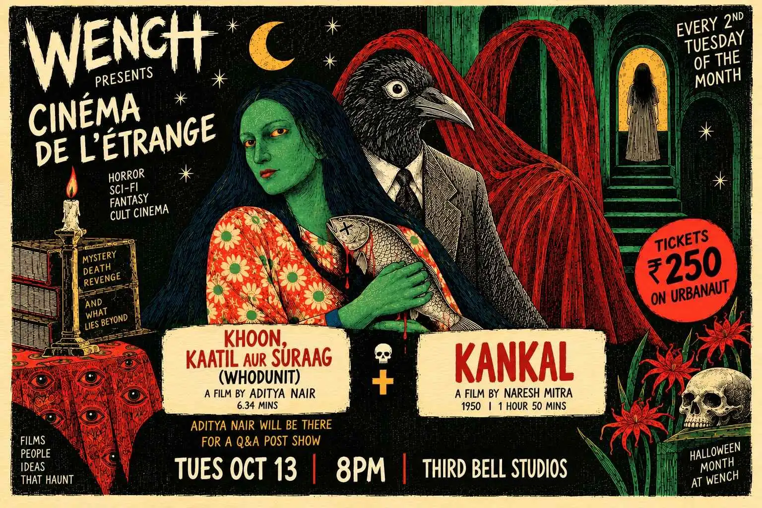 CINEMA. CORPSES. CREEPS. CARNAGE.