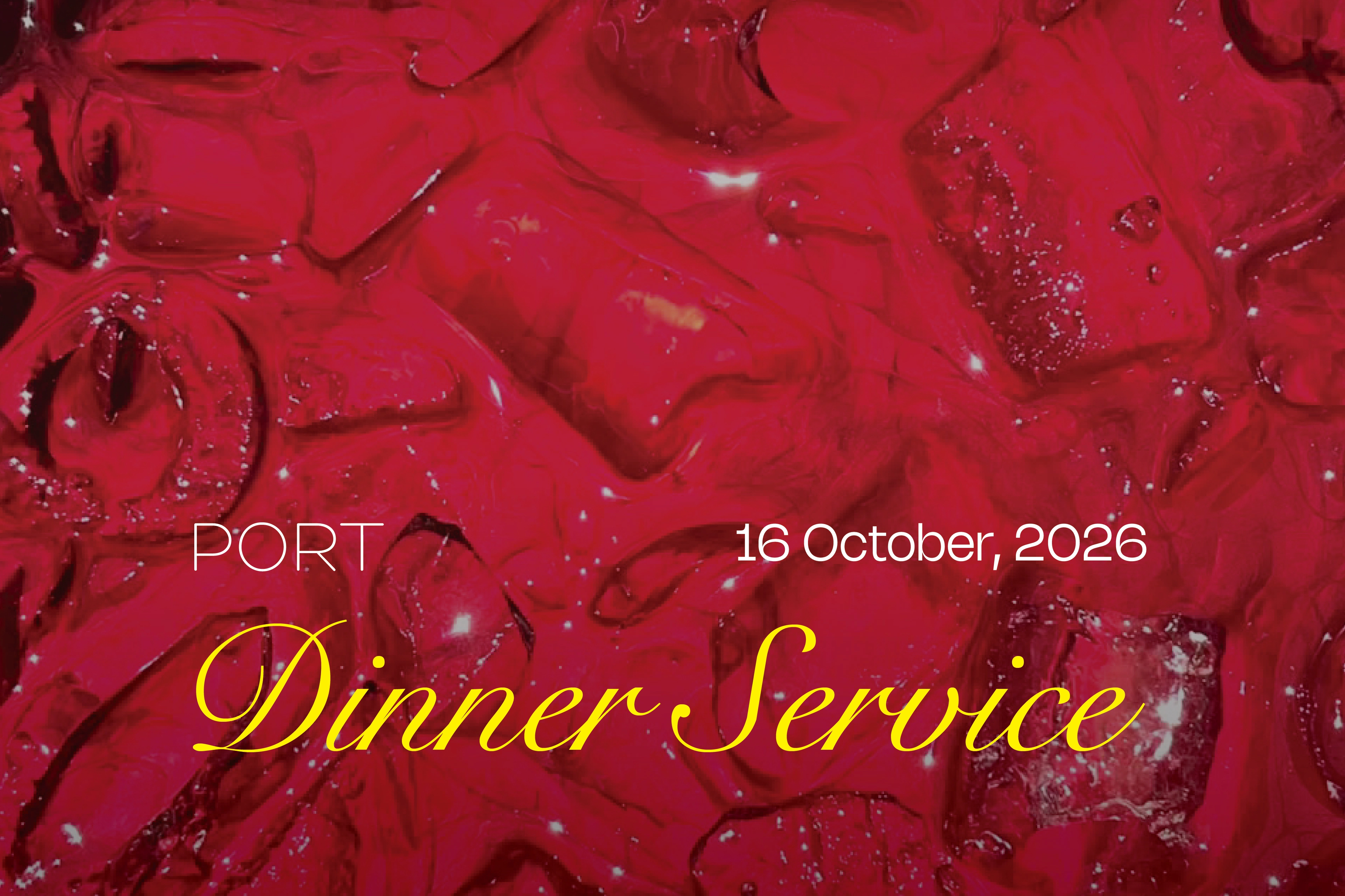 Dinner Service by PORT