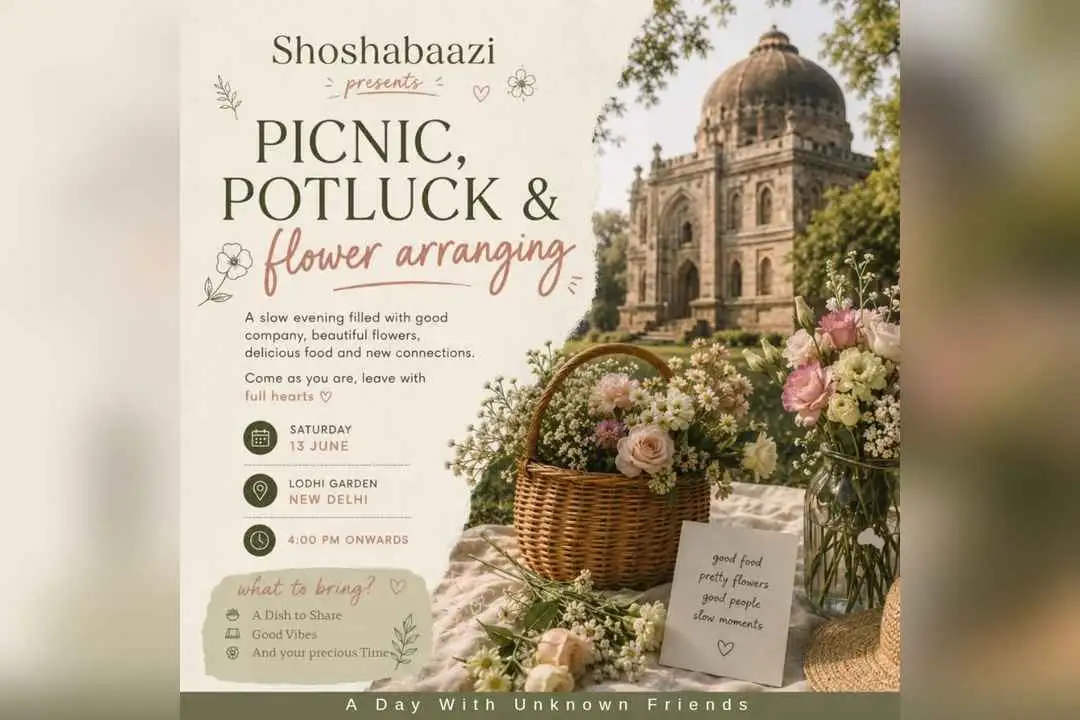 Picnic, Potluck & Flower Arranging