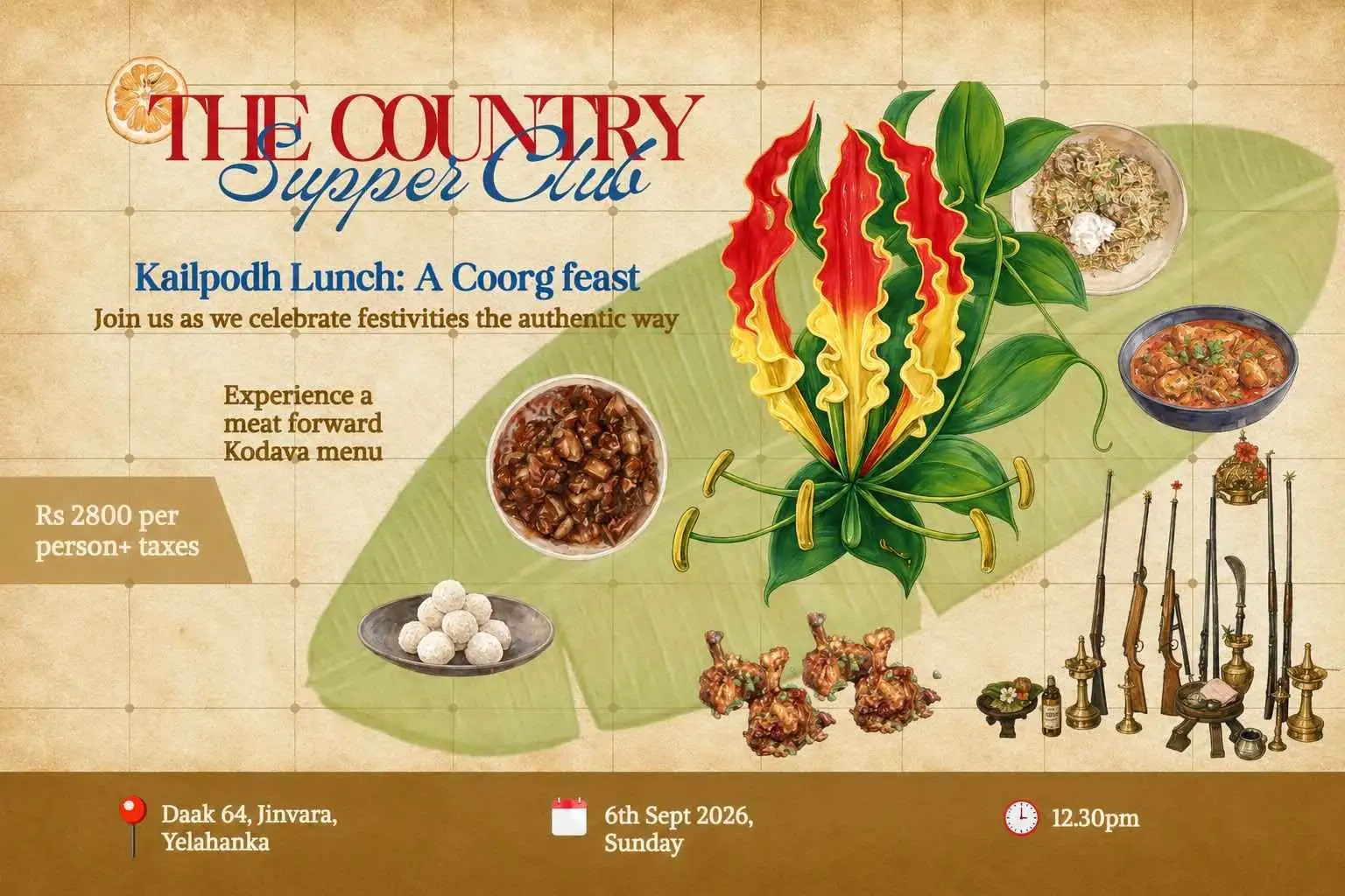 Kailpodh Lunch : A Coorg Feast