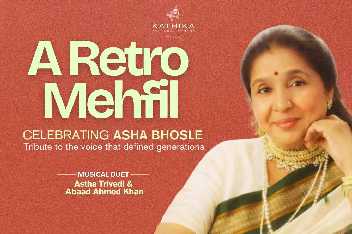 A Retro Mehfil : Celebrating Asha Bhosle