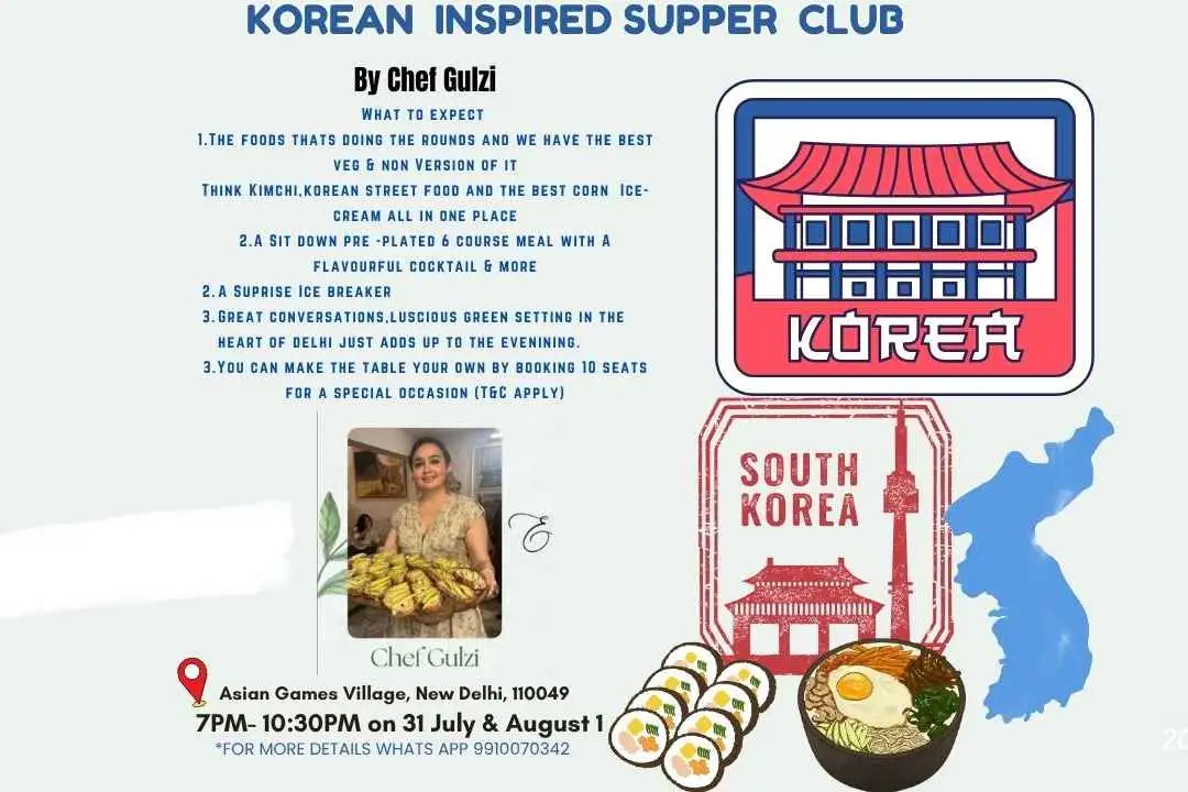 Korean Inspired Supper Club by Chef Gulzi