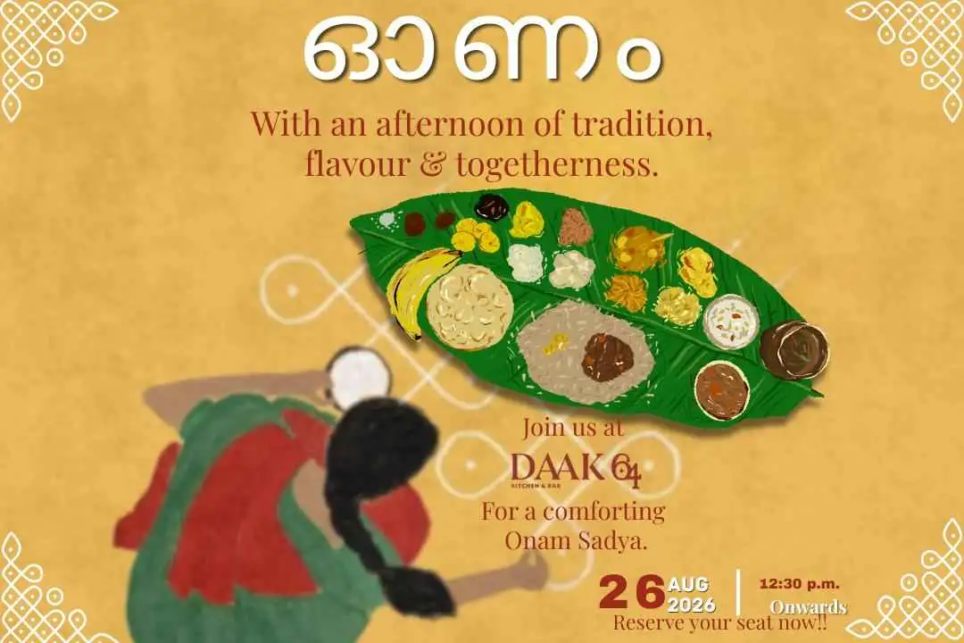 Onam Sadya at Daak 64