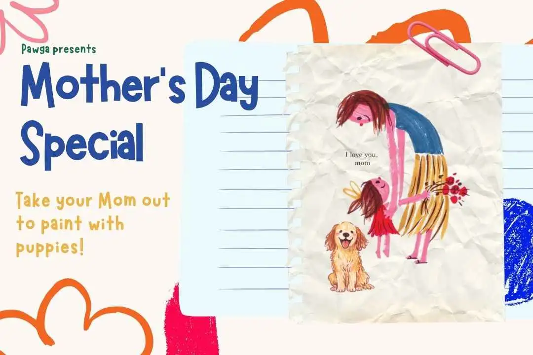 Bangalore Mother's Day Special Art with Puppies