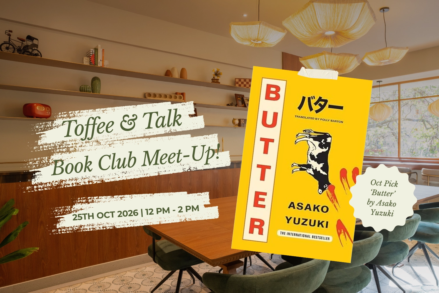 Toffee & Talk Book Club Meet-Up — Oct 2026 in Bengaluru
