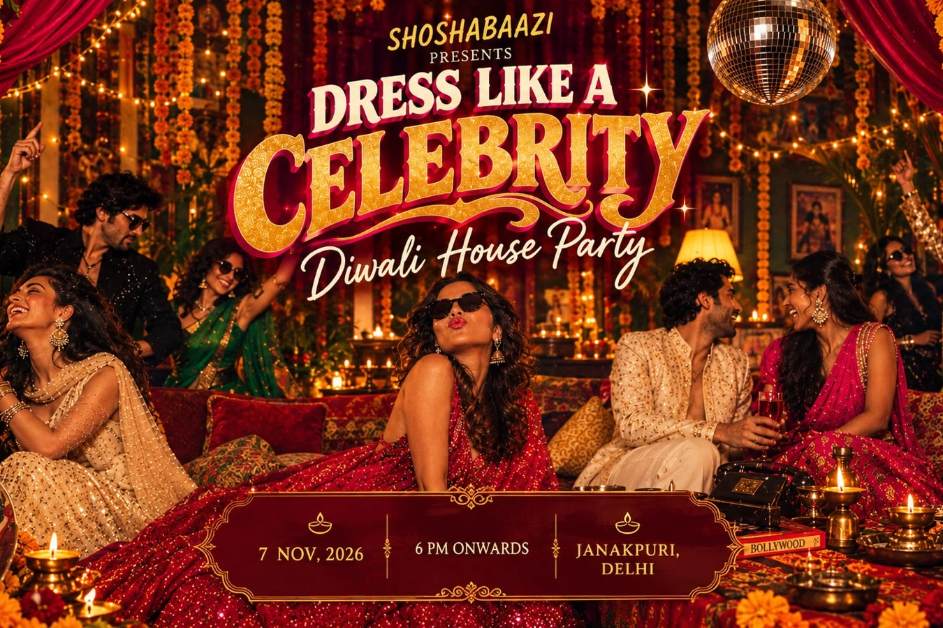 Diwali House Party: Dress like a celebrity