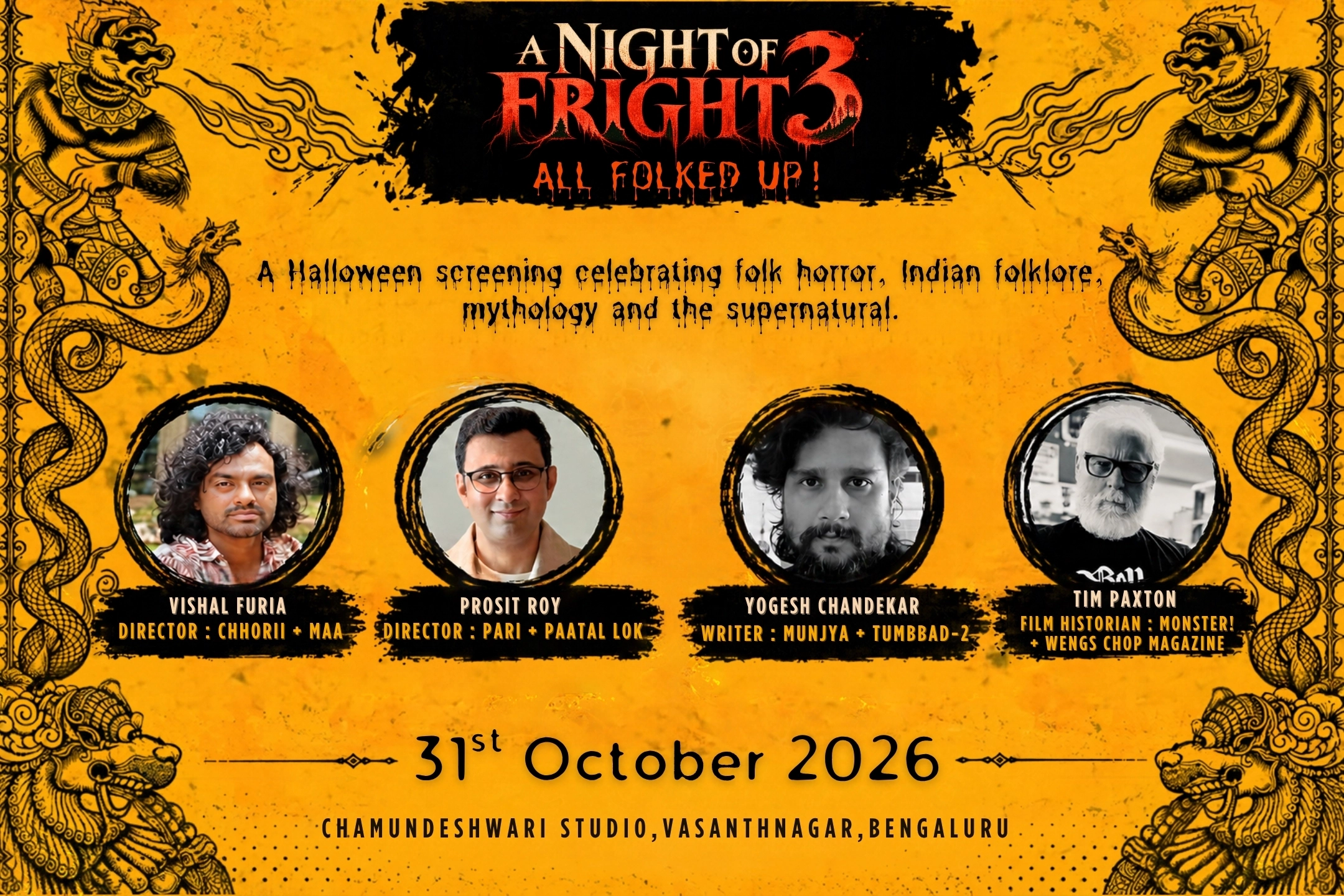 A Night of Fright 3  (Halloween Screening Event)